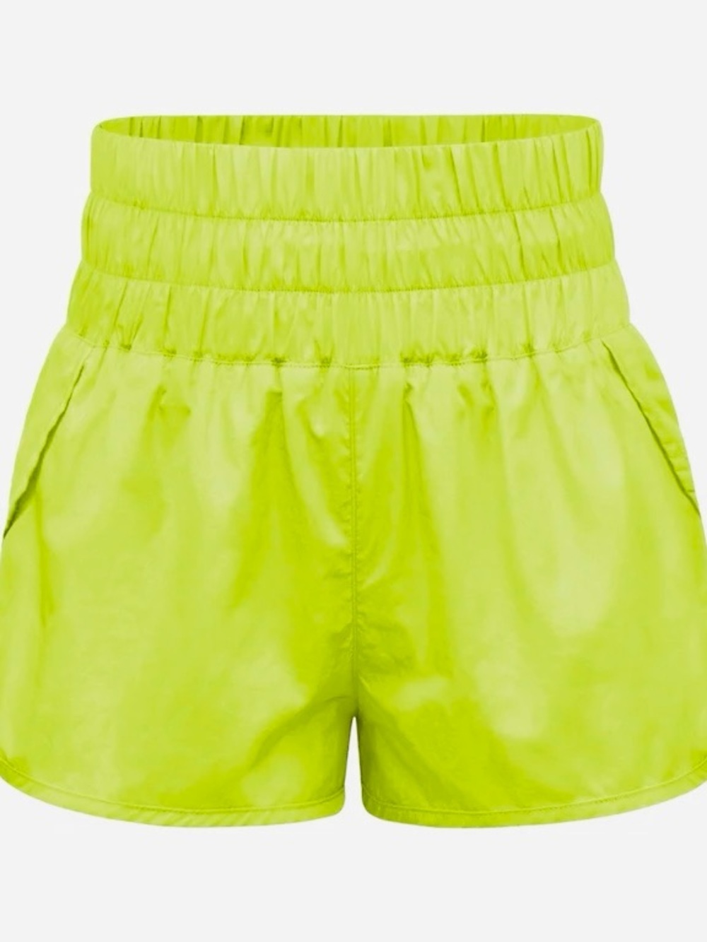 Zenana Casual Windbreaker Smocked Waistband Running Active Gym Shorts Women’s 1X